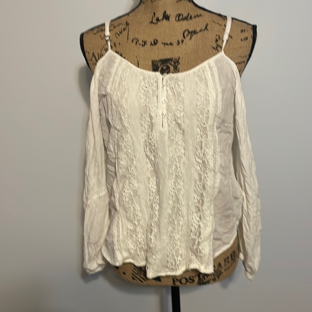 Abercrombie cold shoulder shirt